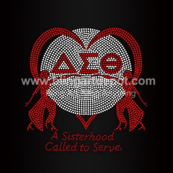 DST Sisterhood Rhinestone Heat Transfers